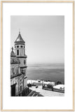 "Praiano Church" B&W Frame Print Premium Semi-Glossy