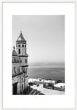 "Praiano Church" B&W Frame Print Premium Semi-Glossy