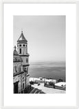 "Praiano Church" B&W Frame Print Premium Semi-Glossy