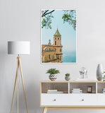 Praiano Church Premium Semi-Glossy Paper Poster - AMALFITANA STORE