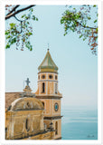 Praiano Church Premium Semi-Glossy Paper Poster - AMALFITANA STORE