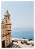"Praiano Church" Premium Semi-Glossy Paper Poster