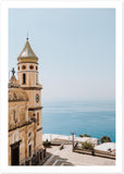 "Praiano Church" Premium Semi-Glossy Paper Poster