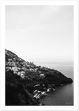 "Praiano View" B&W Premium Semi-Glossy Print