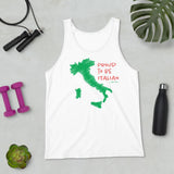 Proud to be Italian Man Tank Top - AMALFITANA STORE