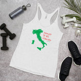 Proud to be Italian Women's Racerback Tank - AMALFITANA STORE
