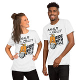 RIDE WITH STYLE Short-Sleeve Unisex T-Shirt Bella+Canvas - AMALFITANA STORE