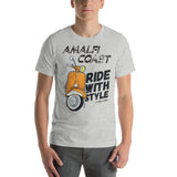 RIDE WITH STYLE Short-Sleeve Unisex T-Shirt Bella+Canvas - AMALFITANA STORE