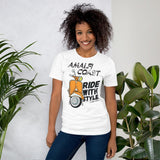 RIDE WITH STYLE Short-Sleeve Unisex T-Shirt Bella+Canvas - AMALFITANA STORE