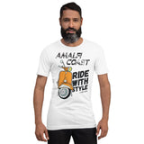 RIDE WITH STYLE Short-Sleeve Unisex T-Shirt Bella+Canvas - AMALFITANA STORE