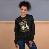 Riding Vespa on the Amalfi Coast. - Vespa Collection Unisex Sweatshirt - AMALFITANA STORE