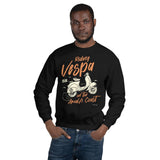 Riding Vespa on the Amalfi Coast. - Vespa Collection Unisex Sweatshirt - AMALFITANA STORE