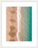 "Sands & Sea" Amalfi Coast Beach - Wooden Framed Print