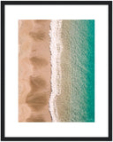 "Sands & Sea" Amalfi Coast Beach - Wooden Framed Print