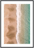"Sands & Sea" Amalfi Coast Beach - Wooden Framed Print