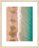 "Sands & Sea" Amalfi Coast Beach - Wooden Framed Print