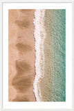 "Sands & Sea" Amalfi Coast Beach - Wooden Framed Print