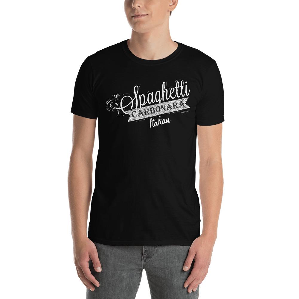 Spaghetti Carbonara - Short-Sleeve Unisex T-Shirt - AMALFITANA STORE