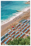 "Spiaggia Grande" Positano Beach Premium Semi-Glossy Print