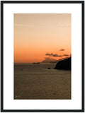 "Summer Sunset" Amalfi Coast - Wooden Framed Print