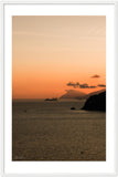 "Summer Sunset" Amalfi Coast - Wooden Framed Print