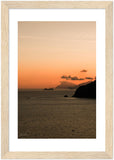 "Summer Sunset" Amalfi Coast - Wooden Framed Print