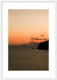 "Summer Sunset" Amalfi Coast - Wooden Framed Print