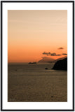 "Summer Sunset" Amalfi Coast - Wooden Framed Print