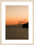 "Summer Sunset" Amalfi Coast - Wooden Framed Print