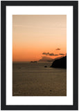 "Summer Sunset" Amalfi Coast - Wooden Framed Print