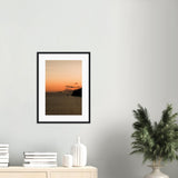 "Summer Sunset" Amalfi Coast - Wooden Framed Print