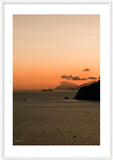 "Summer Sunset" Amalfi Coast - Wooden Framed Print