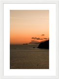 "Summer Sunset" Amalfi Coast - Wooden Framed Print