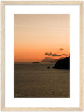"Summer Sunset" Amalfi Coast - Wooden Framed Print