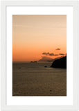 "Summer Sunset" Amalfi Coast - Wooden Framed Print