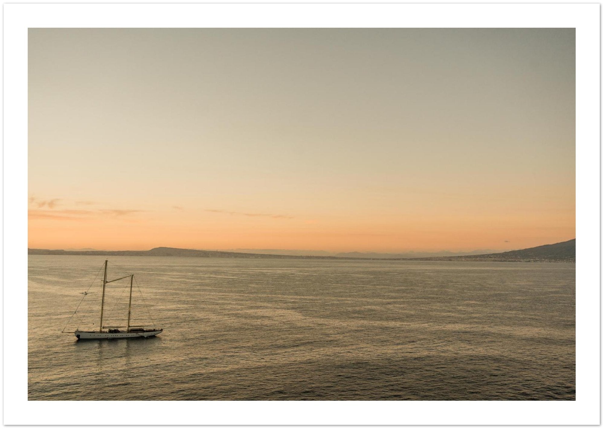 Sunset from Sorrento Premium Matte Paper Poster