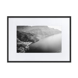 The Amalfi Coast Matte Paper Framed Poster With Mat - AMALFITANA STORE
