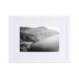 The Amalfi Coast Matte Paper Framed Poster With Mat - AMALFITANA STORE
