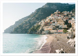 "The Beach" Positano Premium Semi-Glossy Print