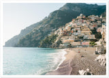 "The Beach" Positano Premium Semi-Glossy Print