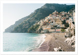"The Beach" Positano Premium Semi-Glossy Print