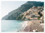 "The Beach" Positano Premium Semi-Glossy Print