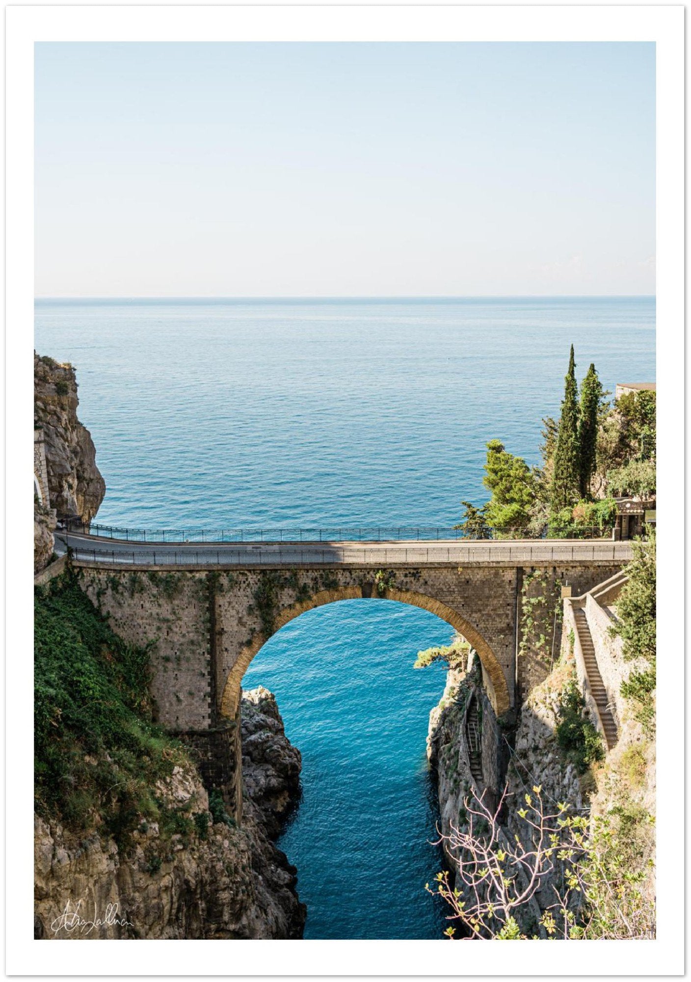 "The Bridge" Fiordo di Furore Premium Semi-Glossy Print