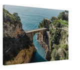 "The Bridge" Fiordo di Furore Wall Art Canvas