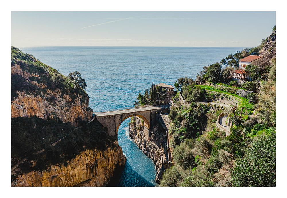 The Bridge" Furore Fiordo Fine Art Print - Amalfi Wall Art – AMALFITANA STORE