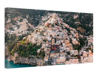 "The Cliff" Aerial View Positano Wall Art Canvas