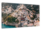 "The Cliff" Aerial View Positano Wall Art Canvas
