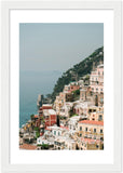 The Cliff - Positano Wooden Framed Print