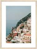 The Cliff - Positano Wooden Framed Print