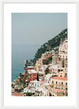 The Cliff - Positano Wooden Framed Print